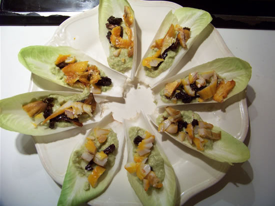 Recette endives au haddocck en vinaigrette d’avocat
