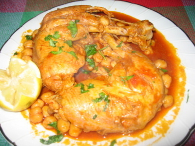 Chitcha Djej (poulet en sauce – Liban)