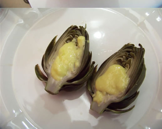 Recette Petits artichauts à l’aïoli