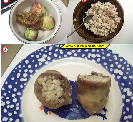 Artichauts farcis 3