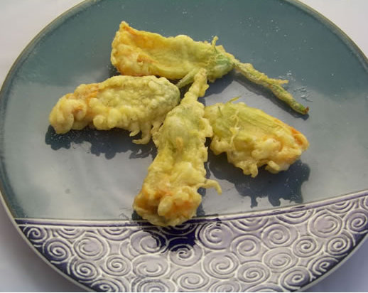 beignets de fleurs de courgettes