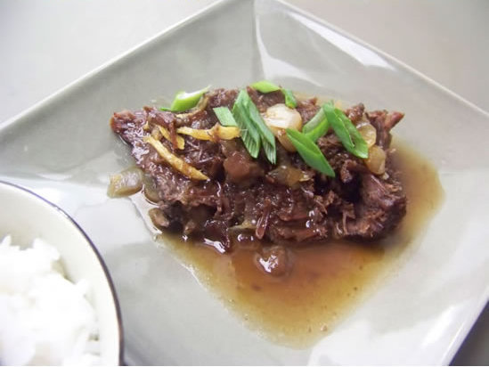 Boeuf braisé au gingembre