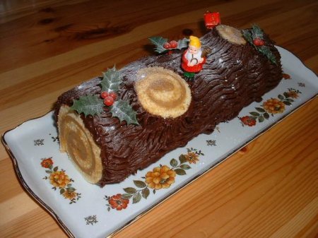 bûche de Noël en 30mn