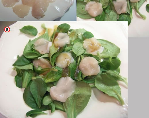 carpaccio de coquilles Saint-Jacques