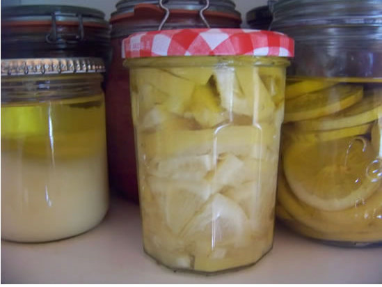 citrons confits au sel