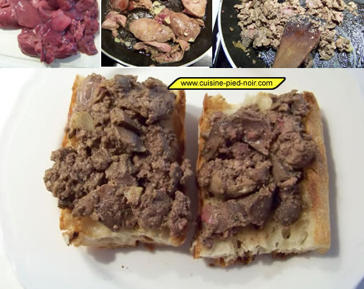 crostinis aux foies de volailles