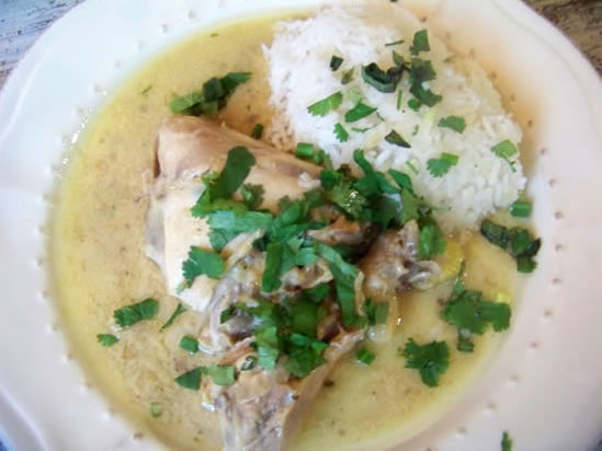 Curry de poulet thaï
