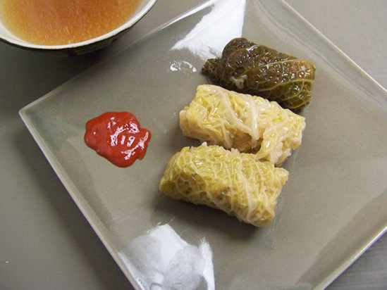 Dolma : feuilles de choux farcies