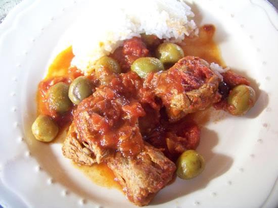 épaule de veau aux olives