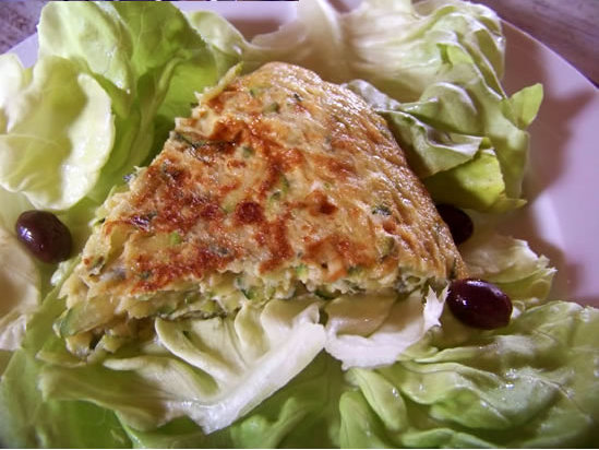 Frittata aux courgettes