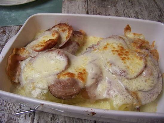 Gratin de tome fraîche de l’Aubrac