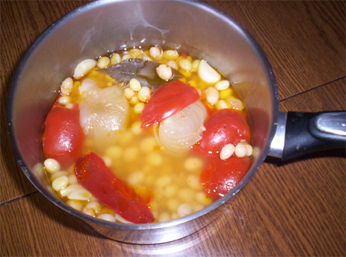 haricots mi-secs à la tomate