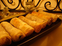 Cigares feuilletés au poisson
