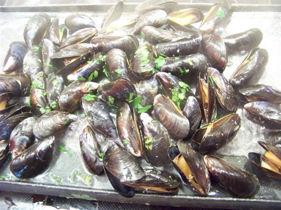 moules à la plancha