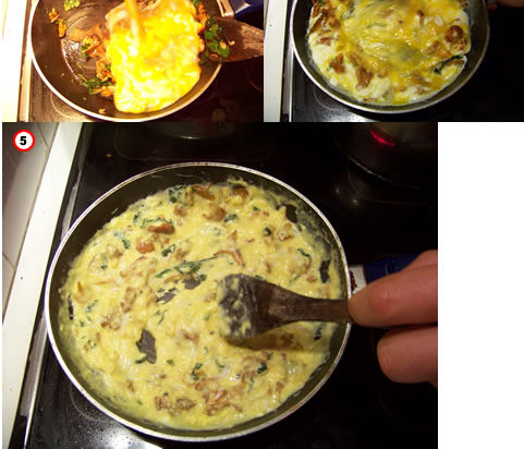 oeufs brouillés aux giroles