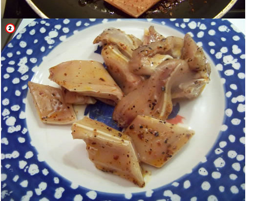 Oreilles de porc en tapas
