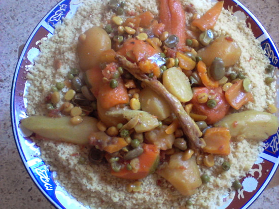 couscous marocain au veau