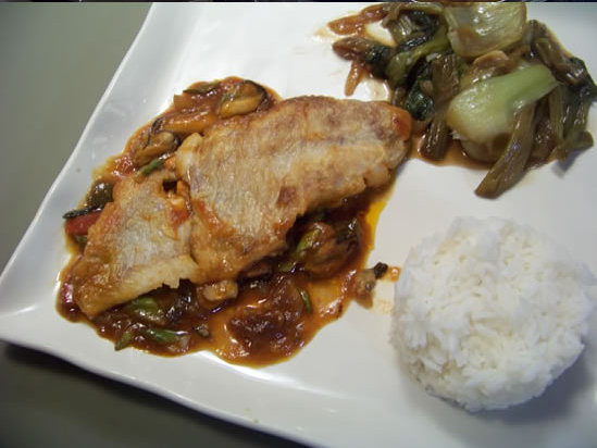 poisson sauce aigre-douce