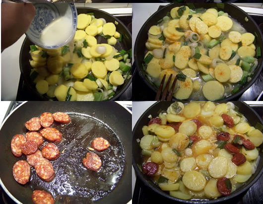 Pommes de terre au chorizo