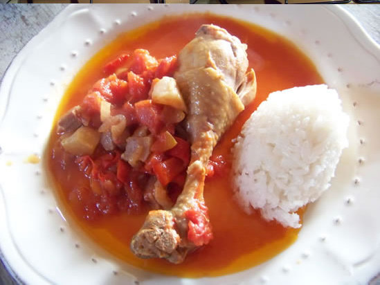 Poulet basquaise