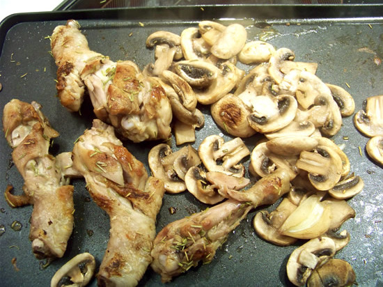 poulet à la plancha