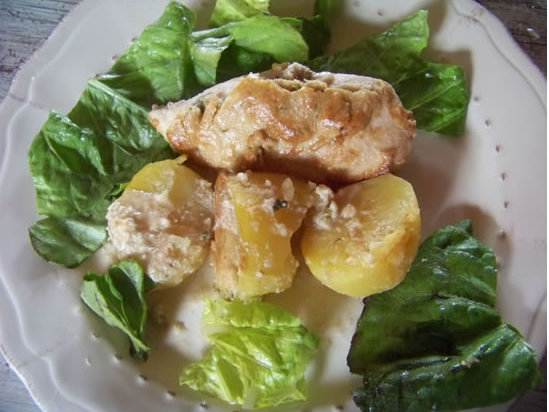 Poulet sauce au sésame