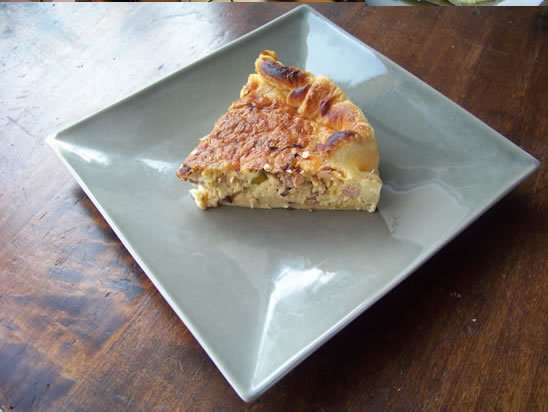 Quiche aux poireaux