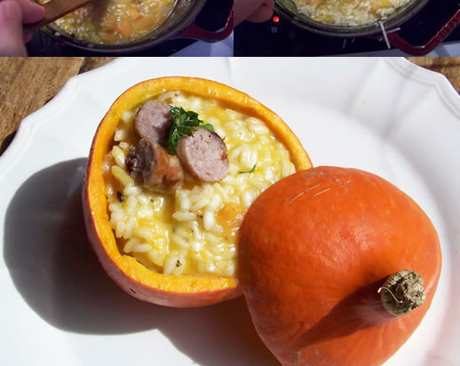 risotto à la courge