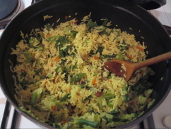 Riz aux épinards (recette grecque)
