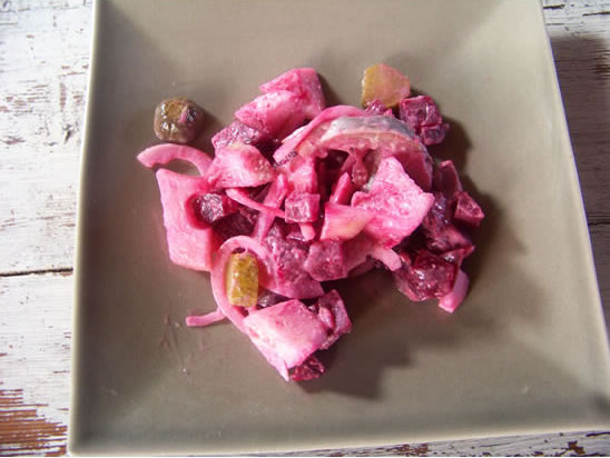 salade de hareng à la scandinave
