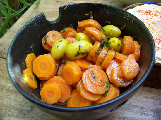 salade de carottes à l’escabêche