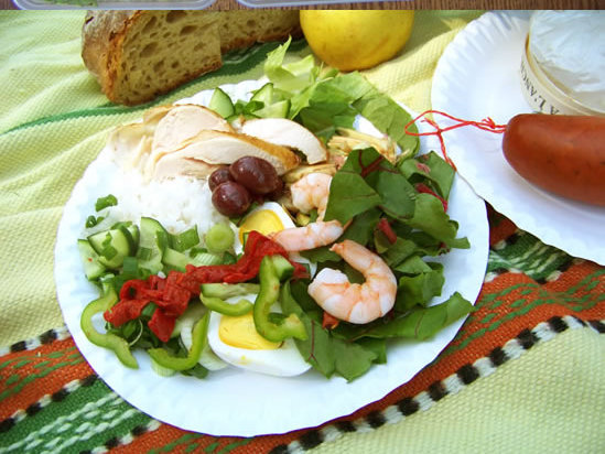 salade de printemps en kit – spécial pique-nique
