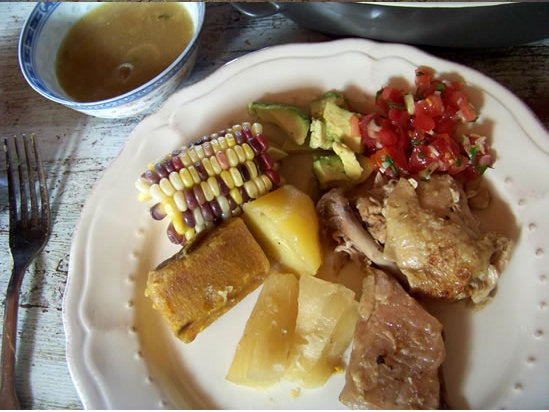 Sancocho columbiano (pot au feu à la manière colombienne)