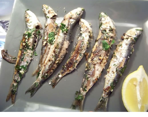 sardines à la plancha