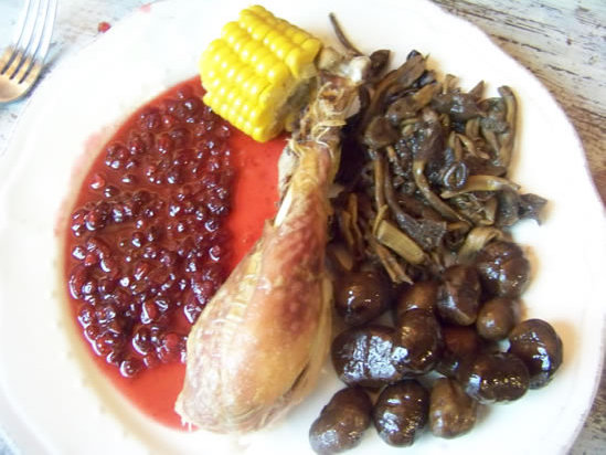 sauce aux airelles