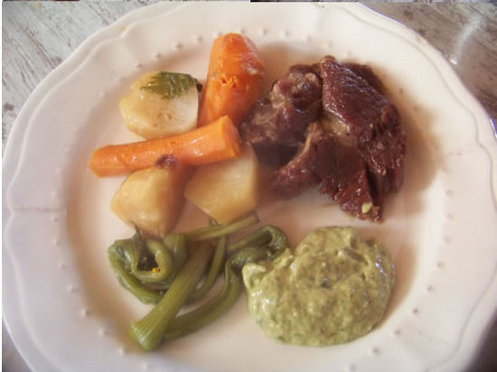 sauce verte à l’avocat
