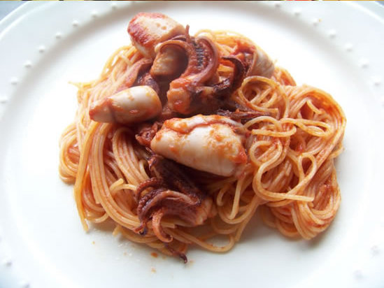 capellini aux encornets