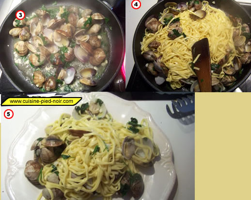 spaghetti aux palourdes