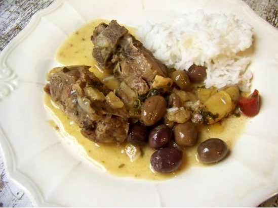 tajine d’agneau aux olives et citron confit
