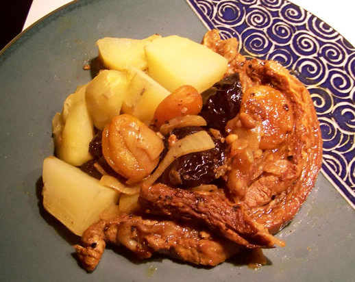 tajine aux fruits secs et au cacao