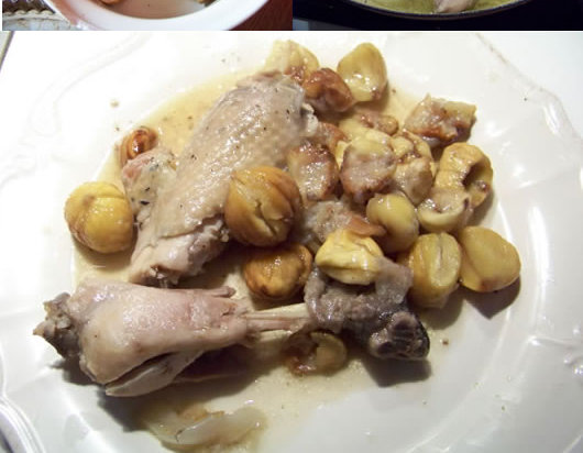 tajine de poulet aux châtaignes