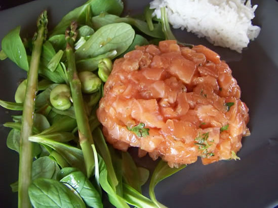 tartare de saumon