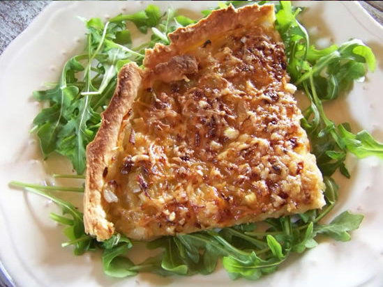 Tarte à l’oignon à la bière