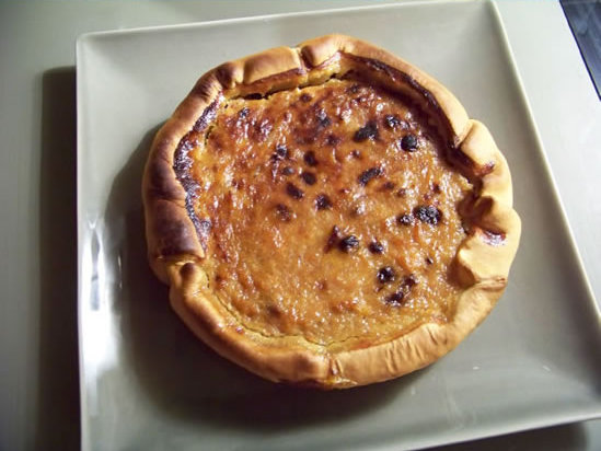 tarte à la courge sucrée