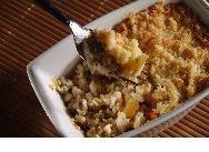 recette de Crumble de poulet au citrons confits