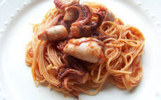 recette de spaghettis aux calmars