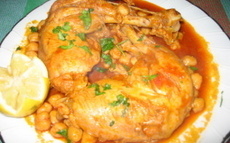recette de Chitcha Djej (poulet en sauce – Liban)
