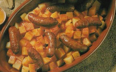 recette de Merguez aux pommes de terre et aux oeufs