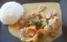 recette de blanquette Thaï tuning