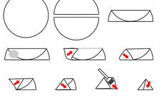 recette de triangles au fromage